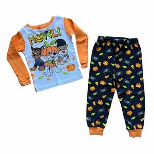 Nickelodeon Toddler Paw Patrol Halloween Pajama Set Size 3T Long Sleeves & Pants